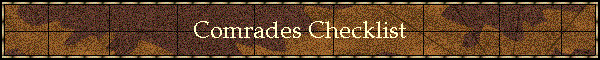 Comrades Checklist
