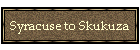 Syracuse to Skukuza